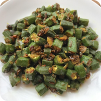 Bhindi Bhujia
